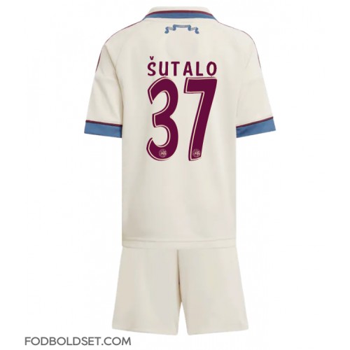 Ajax Josip Sutalo #37 Tredje trøje Børn 2025-26 Kortærmet (+ Korte bukser)